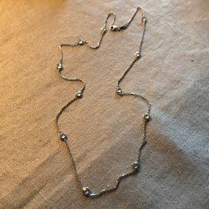By the yard necklace Sterling Silver
